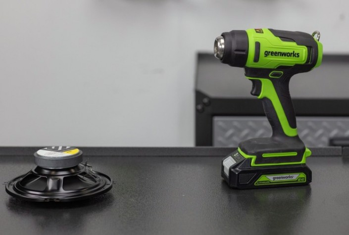 Фен строительный GREENWORKS G24HG аккумуляторный, без АКБ и ЗУ [3400207]