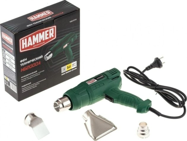 Фен строительный Hammer HG2000A [216-051]
