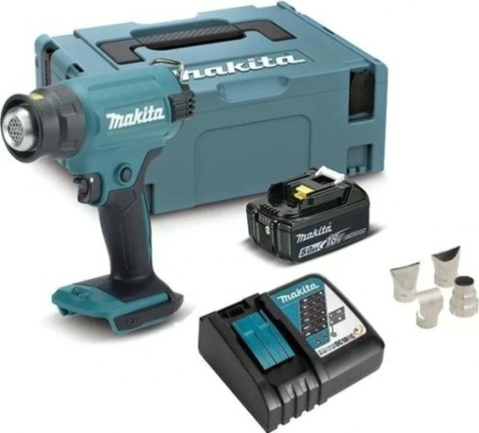 Фен строительный MAKITA DHG 180 RT1J аккумуляторный [DHG180RT1J]