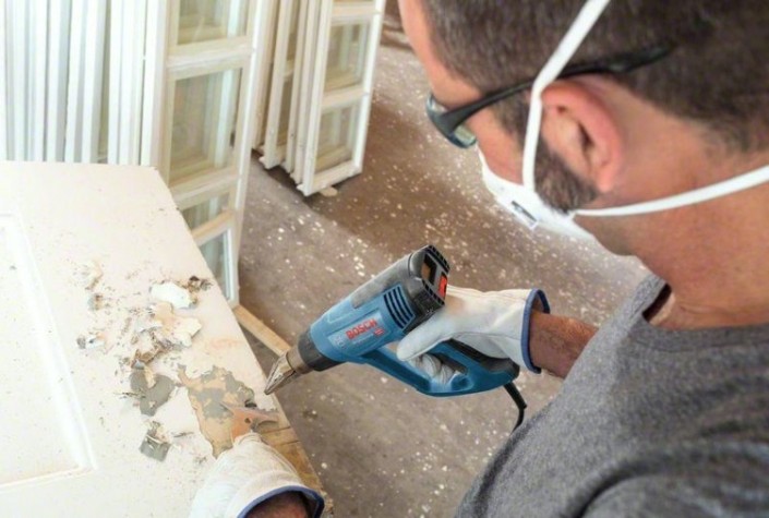 Фен строительный сетевой BOSCH GHG 20-63 [06012A6201] Кейс