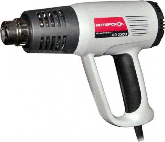 Фен строительный сетевой ИНТЕРСКОЛ ФЭ-2000Э [192.0.0.00]