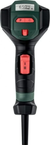 Фен строительный сетевой METABO HGE 23-650 LCD, кейс [603065500]