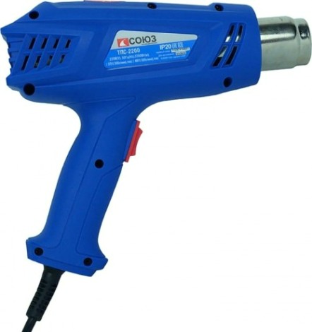 Фен строительный СОЮЗ ТПС-2200 2 ступени, 2 насадки Фен строительный СОЮЗ ТПС-2200 2 ступени, 2 насадки