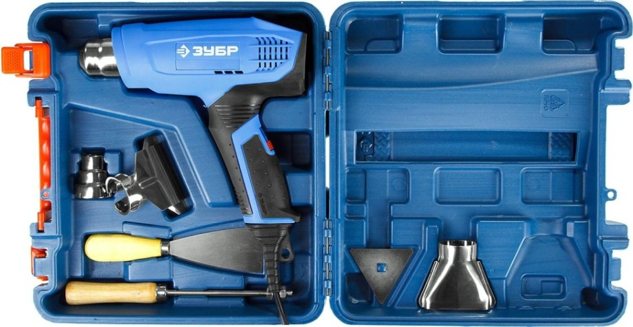 Фен строительный ЗУБР ФТ-П1800 К Профессионал