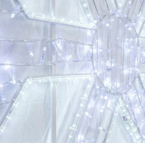 Фигура световая Neon-Night 501-359 Снежинка 125х120 см, 200 LED, белый
