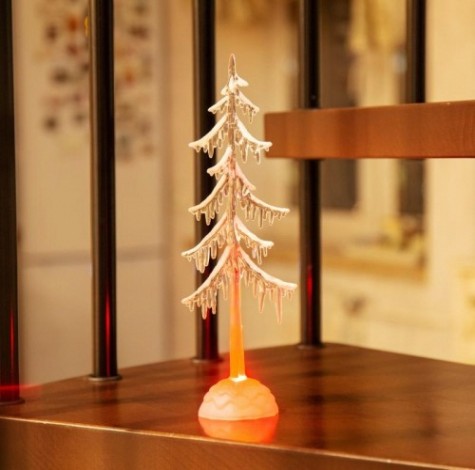 Фигурка деревянная Neon-Night "Елочка" на подставке 25 см [513-032]