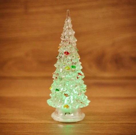 Фигурка деревянная Neon-Night "Елочка" RGB 15 см [513-022]