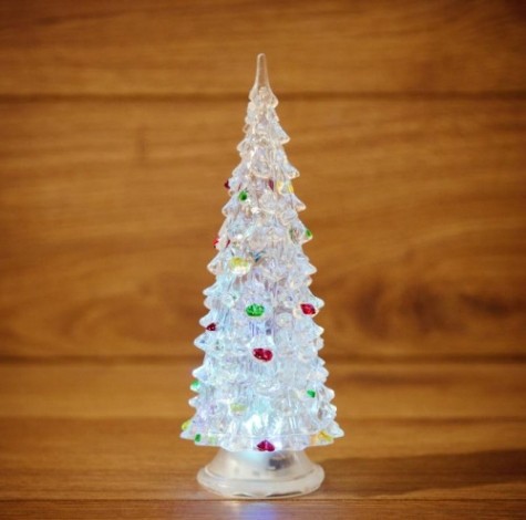 Фигурка деревянная Neon-Night "Елочка" RGB 20 см [513-023]