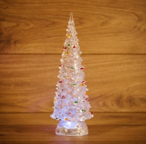 Фигурка деревянная Neon-Night "Елочка" RGB 25 см [513-024]