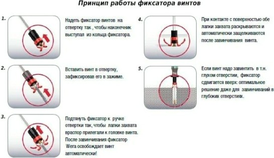 Фиксатор винтов WERA 1440/1442 SB 2 предмета WE-073680 [WE-073680]