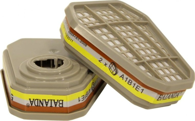Фильтр для защиты от газов и паров BAIANDA 5711 A1B1E1, 2шт