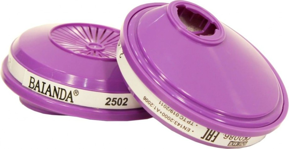 Фильтр для защиты от твердых и жидких частиц BAIANDA 2502 P3R, 2 шт