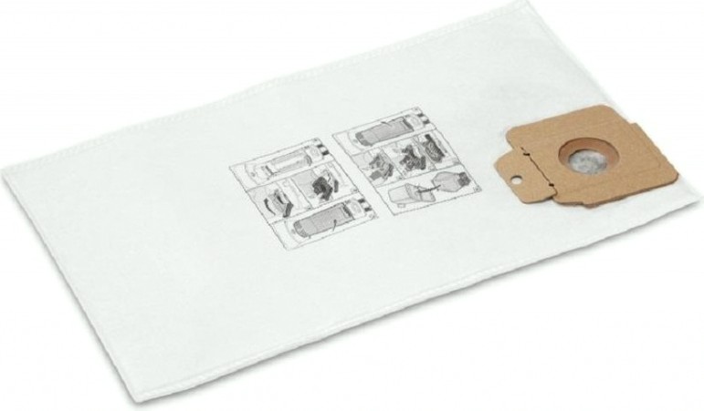 Фильтр-мешок KARCHER 6.904-305.0 бумажный, (10 шт).