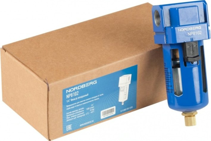 Фильтр NORDBERG NP8102 1/4", 1500 л/мин [ЦБ-00011891]