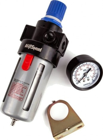 Фильтр с регулятором давления AV Steel AV-700505 1/4 до 9 атм