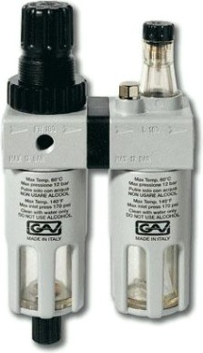 Фильтр с регулятором и лубрикатором GAV FRL-180 1/4" [10084]
