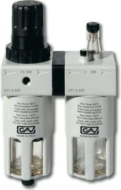 Фильтр с регулятором и лубрикатором GAV FRL-200 1/2" [7539]