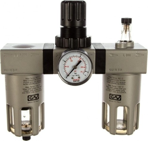 Фильтр с регулятором и лубрикатором GAV G-FRL-200 3/8" 3/8" [13029]