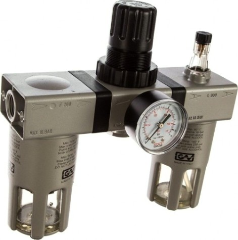 Фильтр с регулятором и лубрикатором GAV G-FRL-200 3/8" 3/8" [13029]