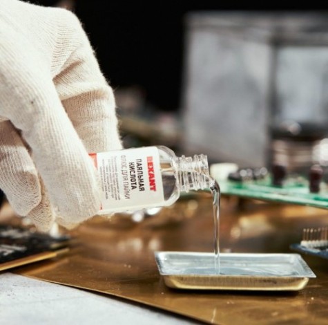 Флюс для пайки REXANT ПР3610 паяльная кислота, 30 мл, флакон [09-3610]