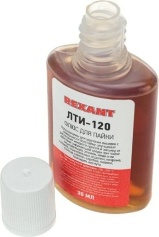 Флюс для пайки REXANT ПР3625-1 лти-120, 30 мл [09-3625-1]