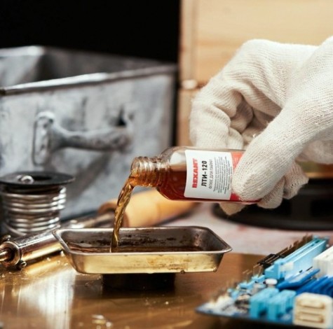 Флюс для пайки REXANT ПР3625 лти-120, 30 мл, флакон [09-3625]