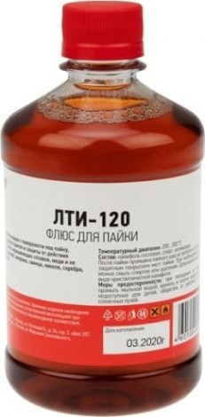 Флюс для пайки REXANT ПР3628 лти-120, 500 мл, флакон [09-3628]