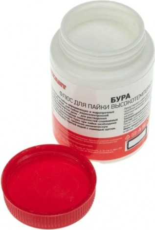 Флюс для пайки REXANT ПР3657 бура, 100 г, банка [09-3657]