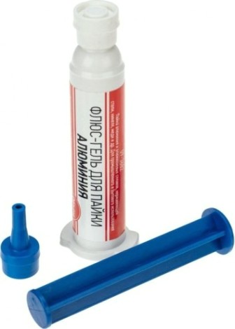 Флюс для пайки REXANT ПР3682 пайка алюминия, 12 мл, техно-шприц, блистер [09-3682]