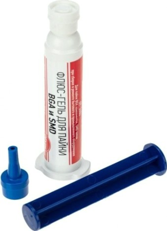 Флюс для пайки REXANT ПР3684 bga и smd, 12 мл, техно-шприц, блистер [09-3684]