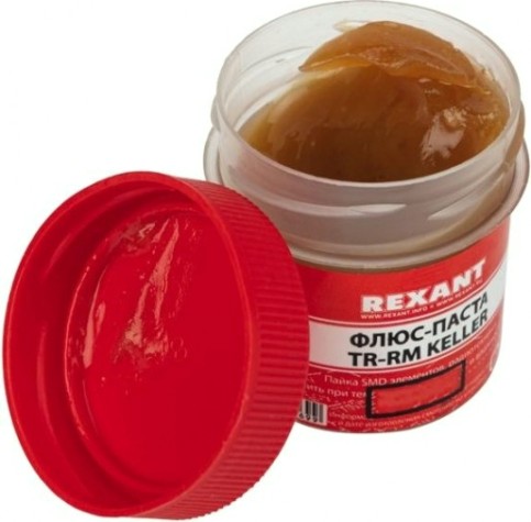 Флюс для пайки REXANT ПР3690 20 мл, банка [09-3690]