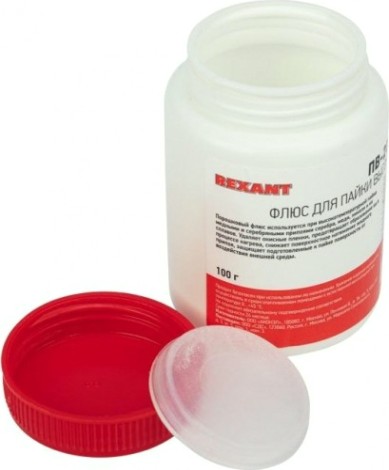 Флюс для пайки REXANT ПВ-209 высокотемпературной 100 г. [09-3733]