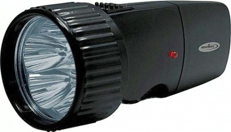 Фонарь аккумуляторный КОСМОС Ac104LED 5LED евровилка [KOCAc104LED]