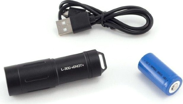Фонарь аккумуляторный ЯРКИЙ ЛУЧ "ENOT" L-300 [4606400105961]