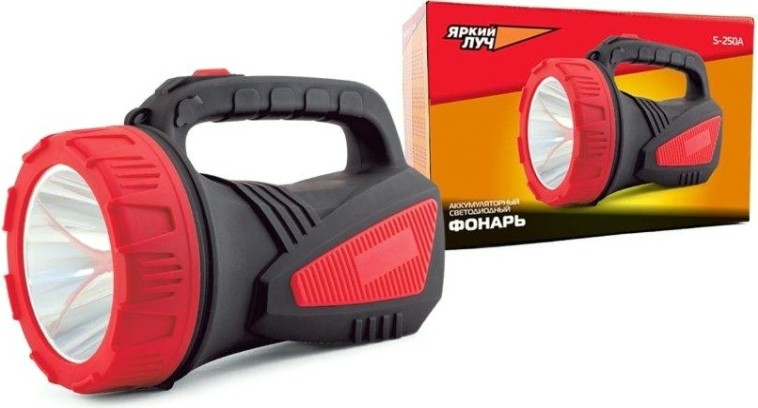 Фонарь аккумуляторный ЯРКИЙ ЛУЧ S-250A [4606400001324]