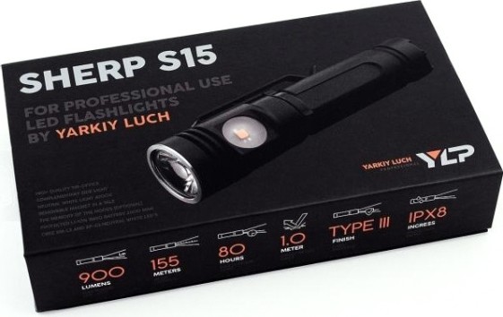 Фонарь аккумуляторный ЯРКИЙ ЛУЧ SHERP S15 [4606400105947]