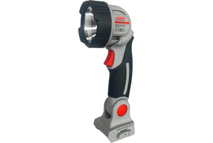 Фонарь Crown CT26008HX аккумуляторный, без АКБ и ЗУ