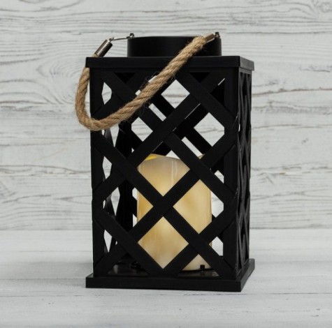 Фонарь декоративный Neon-Night на солнечной батарее 14х14х24 см, теплый белый [501-145]