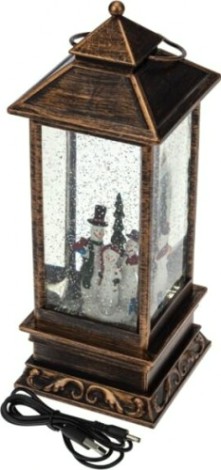 Фонарь декоративный Neon-Night с эффектом снегопада и подсветкой Новый год [501-161]