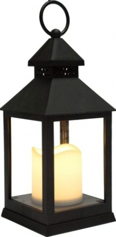 Фонарь декоративный Neon-Night со свечкой 10,5х10,5х24 см, теплый белый [513-051]