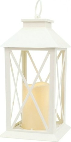 Фонарь декоративный Neon-Night со свечкой 14х14х29 cм, теплый белый [513-046]