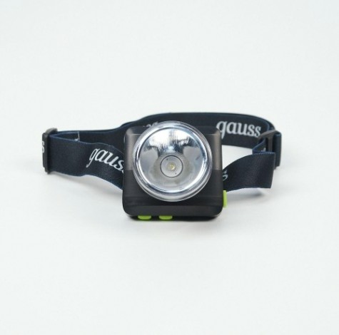 Фонарь GAUSS GFL401 налобный 5w 100lm диммируемый li-ion 3000mah led [GF401]