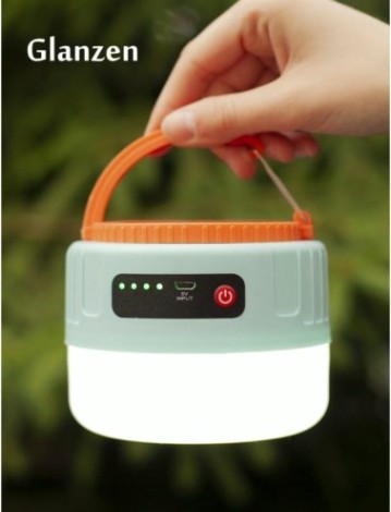 Фонарь кемпинговый GLANZEN CFL-0200-T05 светодиодный аккумуляторный USB