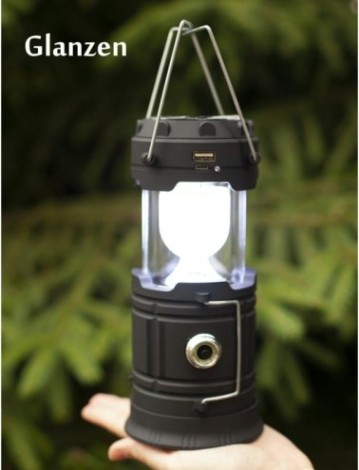 Фонарь кемпинговый GLANZEN CFL-0350-5803 светодиодный аккумуляторный USB