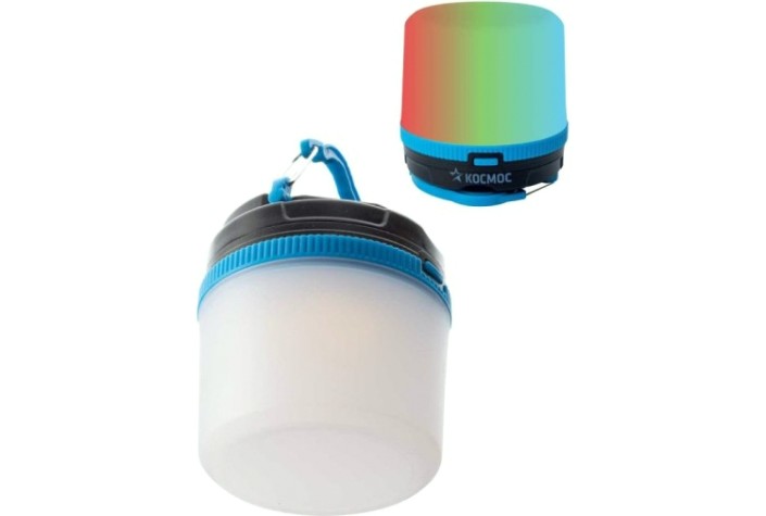 Фонарь кемпинговый КОСМОС KOC602B походный теплый свет + мультиколор