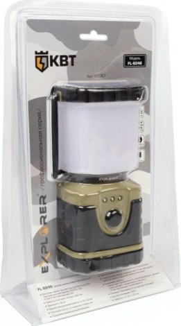 Фонарь КВТ FL-6246 кемпинговый "explorer" [82067]