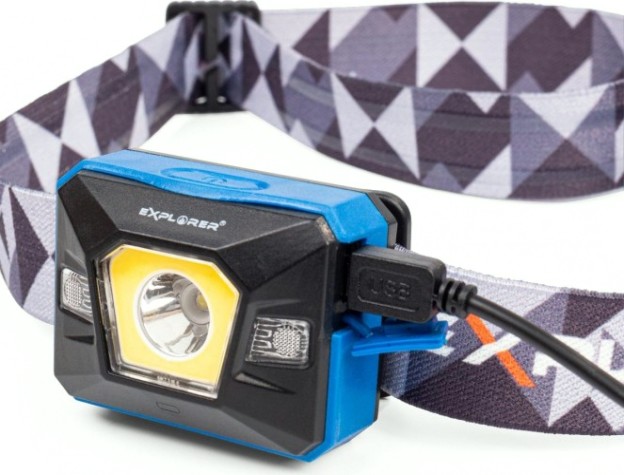 Фонарь КВТ HL-6565 налобный "explorer" [82070]