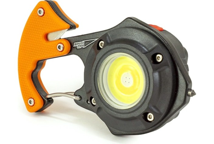 Фонарь-мультитул ЯРКИЙ ЛУЧ KM-143 "Муравей" COB-брелок [4606400106708]