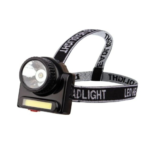 Фонарь налобный REXANT 75-719 поворотный, с евровилкой