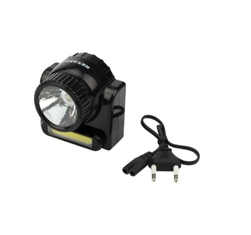 Фонарь налобный REXANT 75-719 поворотный, с евровилкой Фонарь налобный REXANT 75-719 поворотный, с евровилкой